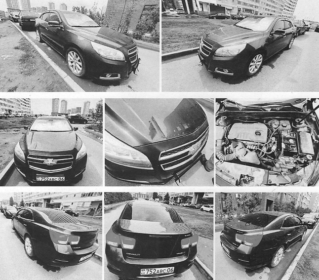 Легковые автомобили, CHEVROLET MALIBU, 2014, 752 ABC 06, СЕРЫЙ