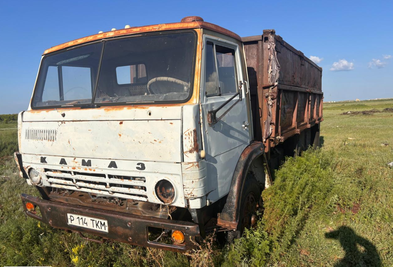 Грузовые автомобили, Камаз 53208, 1992, Р114ТКМ, СЕРЫЙ