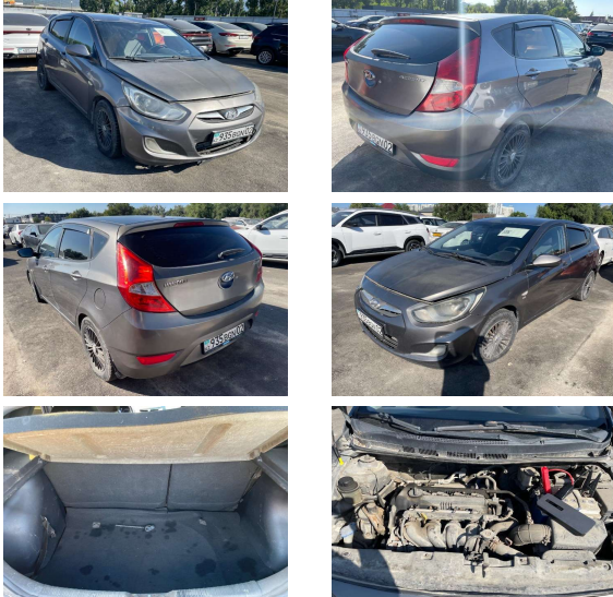 Легковые автомобили, HYUNDAI ACCENT, 2014, 935BGN02, СЕРЫЙ