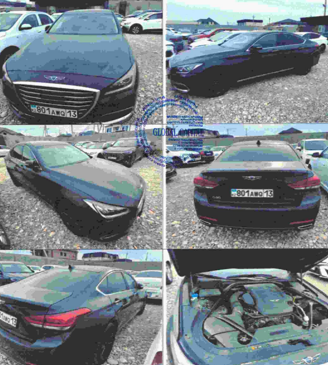 Легковые автомобили  GENESIS G-80, 2019, KMHGL41DBKU329311, ЧЕРНЫЙ