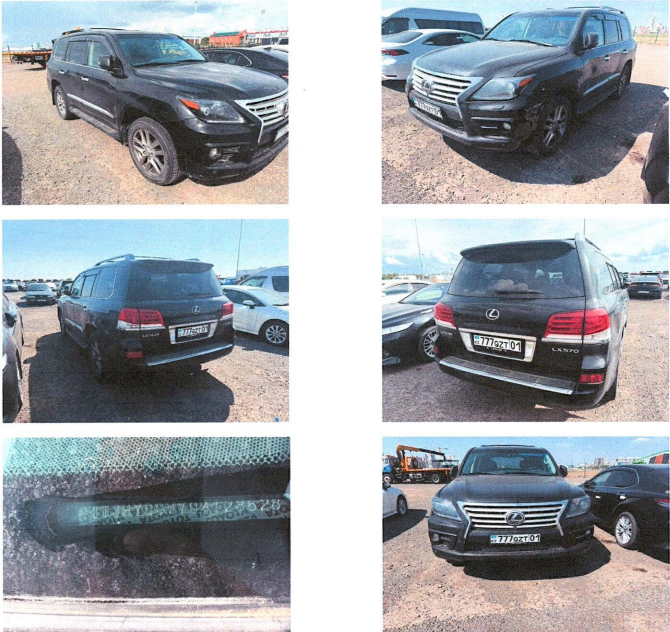 Легковые автомобили LEXUS LX 570, 2013, 777QZT01, ЧЕРНЫЙ