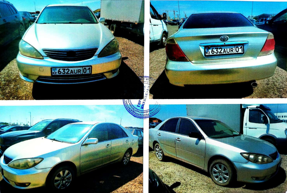 Легковые автомобили,   TOYOTA CAMRY, 2002, 632AUR01, СЕРЫЙ