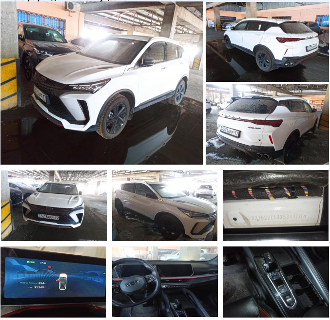 Легковые автомобили,  GEELY COOLRAY, 2024, LB37622Z1RX534400, БЕЛЫЙ