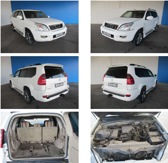 Легковые автомобили,  TOYOTA PRADO, 2007, 707BEY07 , БЕЛЫЙ