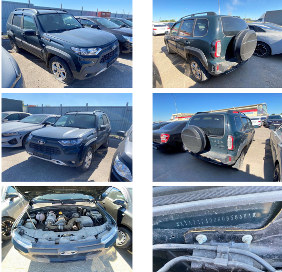 Легковые автомобили, LADA NIVA, 2023, XTA212300R0858684, ЗЕЛЕНЫЙ