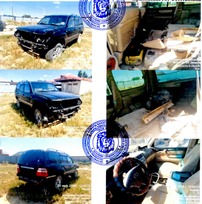 Легковые автомобили,   TOYOTA LAND CRUISER, 2004, 080NIA06, ЧЕРНЫЙ