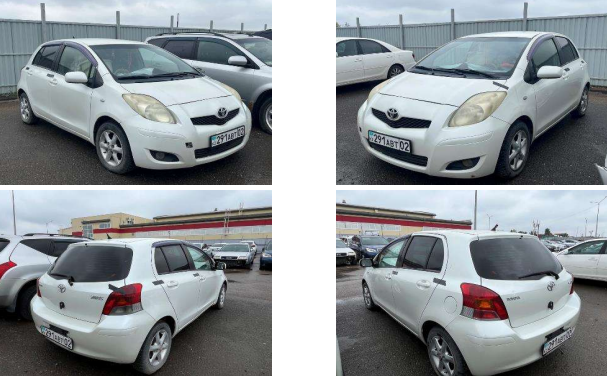 Легковые автомобили,  TOYOTA YARIS, 2009, JTDKW9236A5136494, БЕЛЫЙ