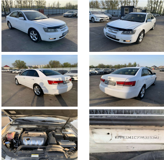 Легковые автомобили, HYUNDAI SONATA, 2006, 269BEN05 , БЕЛЫЙ