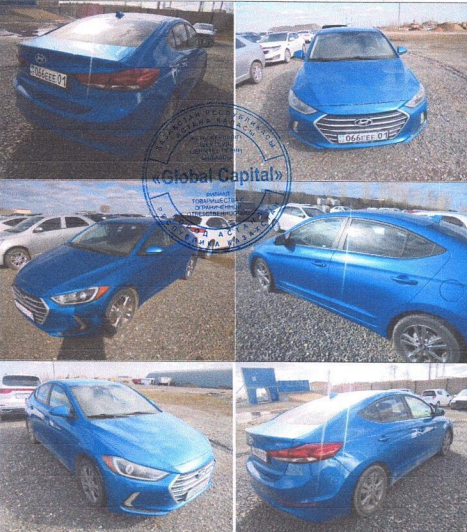 Легковые автомобили  HYUNDAI ELANTRA, 2017, KMHD84LF5HU401769, СИНИЙ