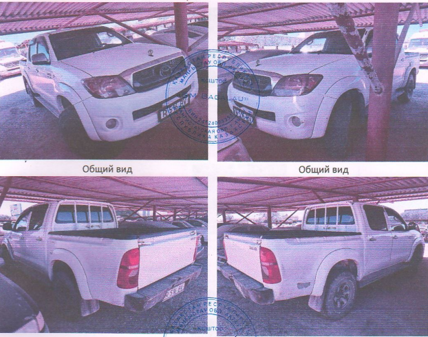Легковые автомобили,   ТOYOTA HILUX , 2008, R516BV, БЕЛЫЙ
