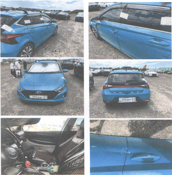 Легковые автомобили HYUNDAI I20, 2023, 250BBF01, СИНИЙ