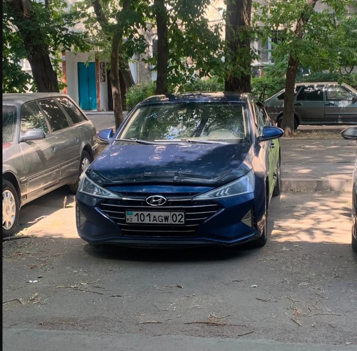 Легковые автомобили, HYUNDAI ELANTRA, 2019, 101AGW02, СИНИЙ