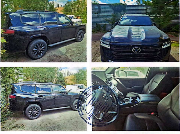 Легковые автомобили, ФЛАКОН, TOYOTA LAND CRUISER 300, 2022, JTMAUBBJ804017857, ЧЕРНЫЙ