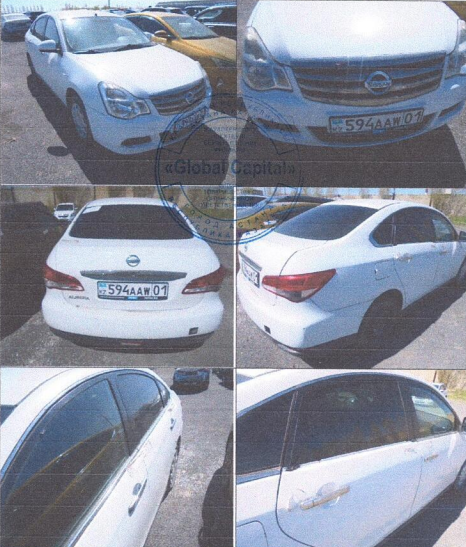 Легковые автомобили, NISSAN ALMERA, 2015, 594 AAW 01, БЕЛЫЙ
