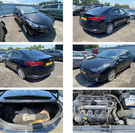 Легковые автомобили,  HYUNDAI ACCENT, 2021, Z94K341CBMR285487, ЧЕРНЫЙ