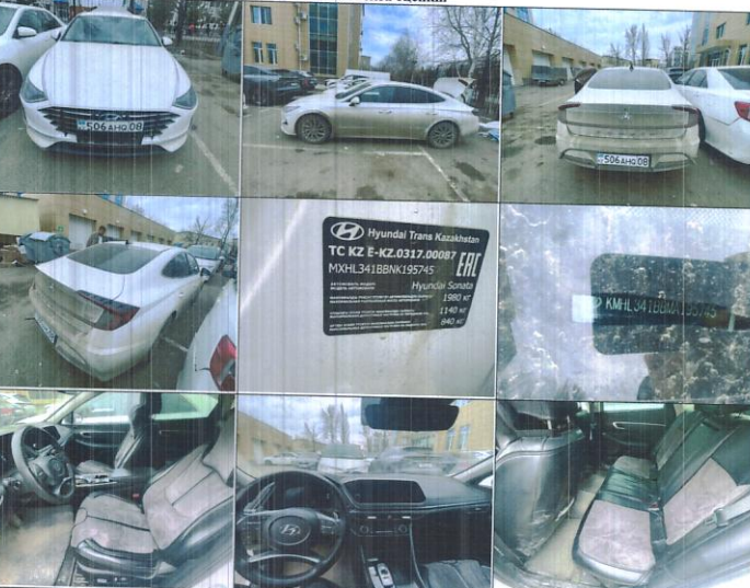 Легковые автомобили,  HYUNDAI SONATA, 2022, 506AHQ08, БЕЛЫЙ