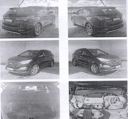 Легковые автомобили, HYUNDAI SANTA FE, 2012, 299ABW18, ЧЕРНЫЙ