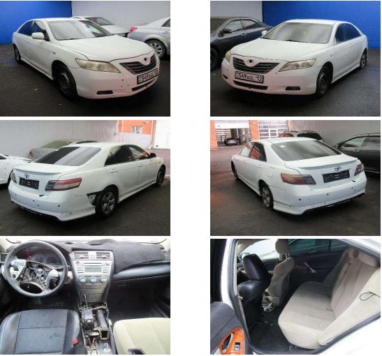Легковые автомобили, TOYOTA CAMRY, 2007, 549AGL12, БЕЛЫЙ
