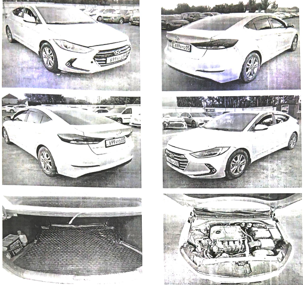 Легковые автомобили,  HYUNDAI ELANTRA, 2017, 699AYQ05, БЕЛЫЙ