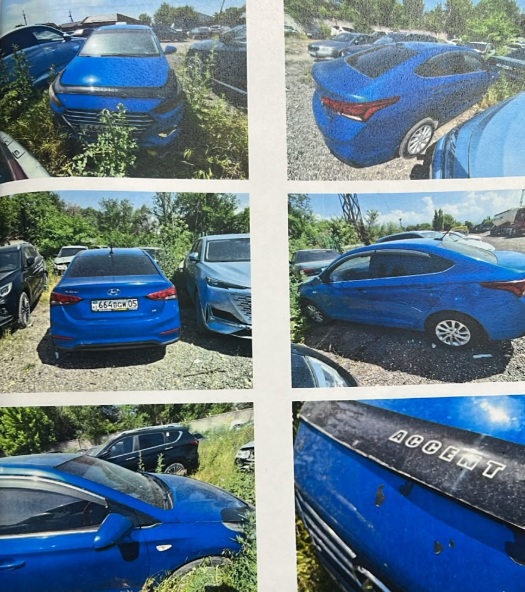 Легковые автомобили, HYUNDAI ACCENT, 2019, 664BGW05, СИНИЙ