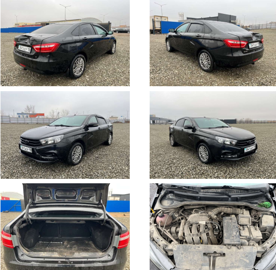 Легковые автомобили,  LADA VESTA, 2018, 841АЕР18, ЧЕРНЫЙ